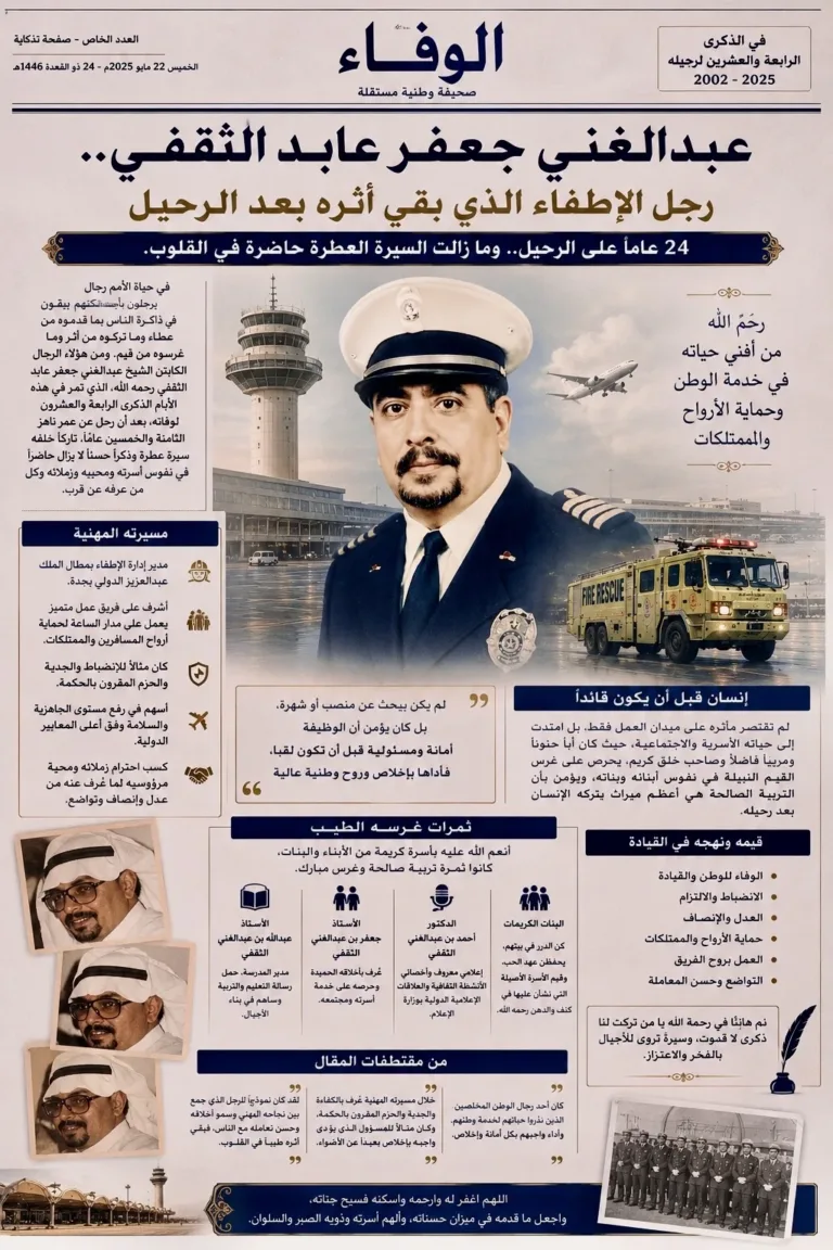 صفحة الوفاء التذكارية