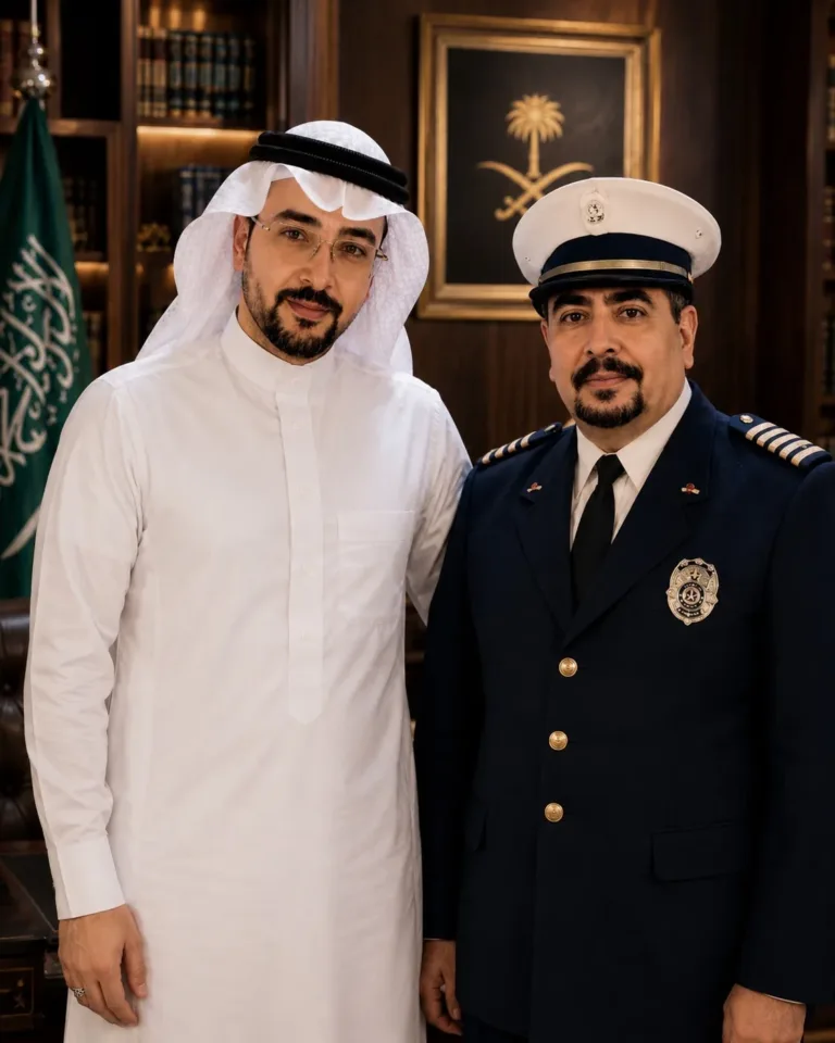 صورة تجمع أحمد الثقفي ووالده