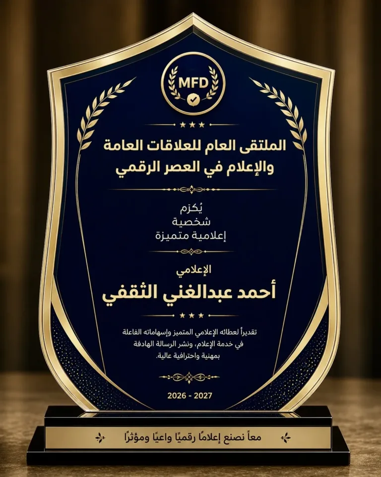 درع الشخصية الإعلامية المتميزة