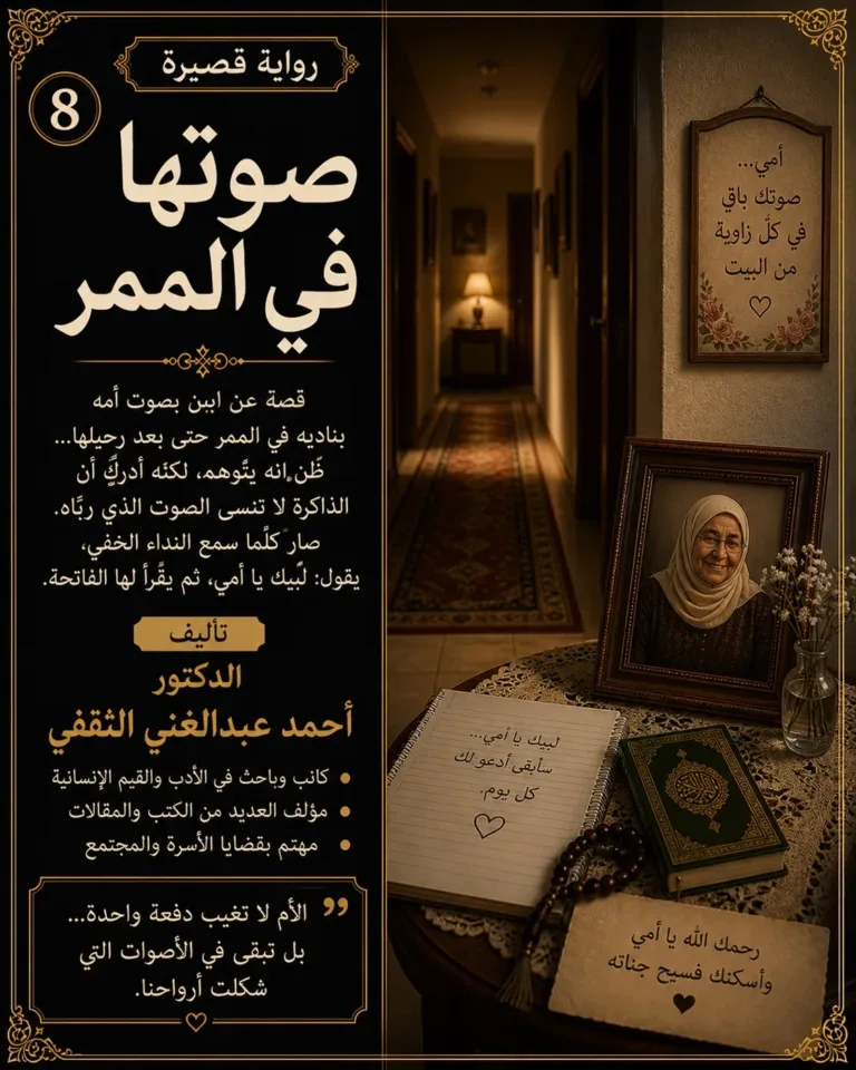 صوتها في الممر