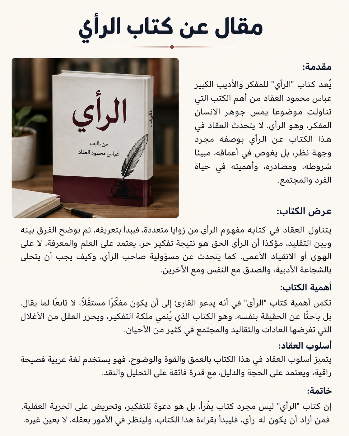 كُتّاب الرأي.. صوت الوعي ومسؤولية الكلمة