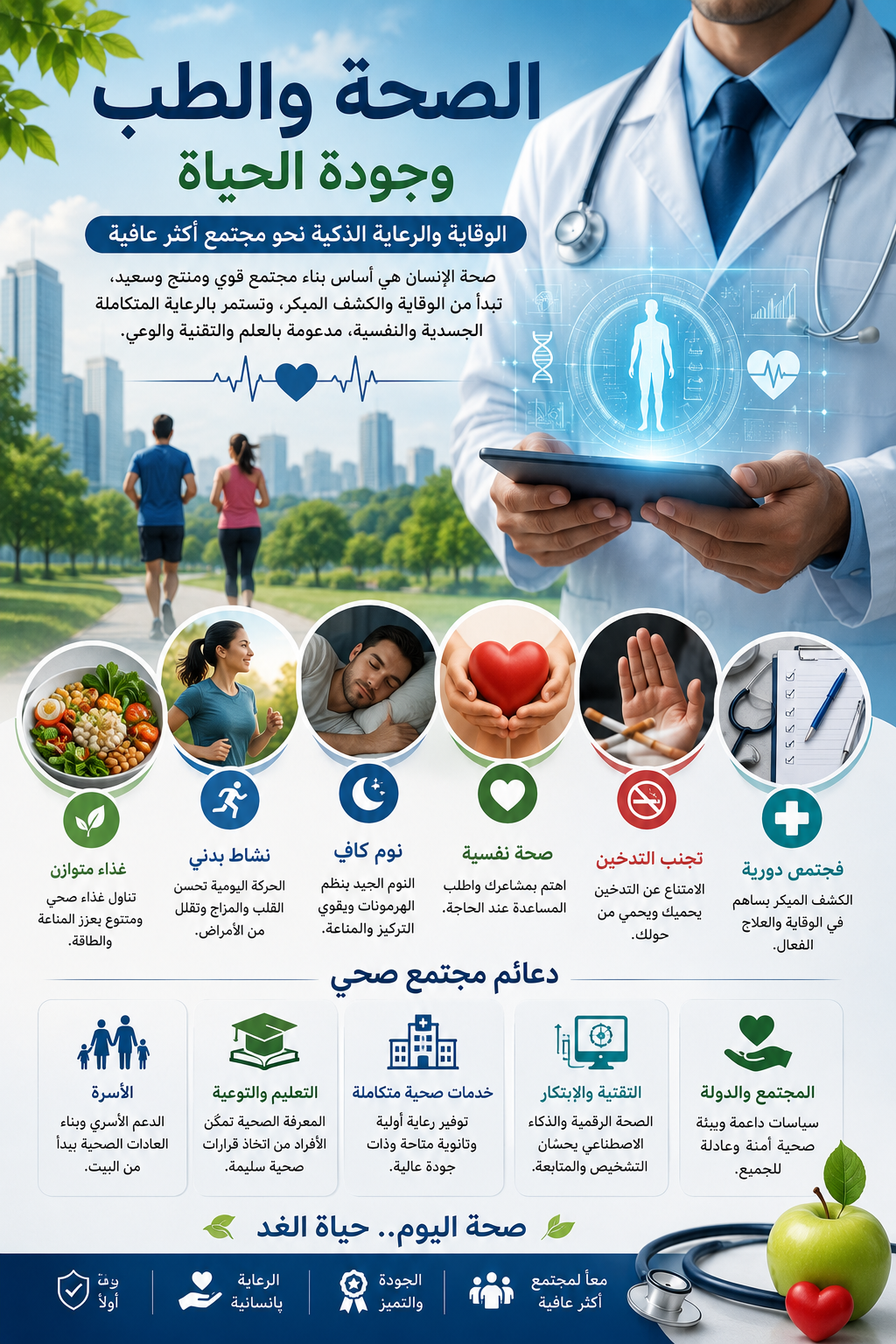 الصحة والطب وجودة الحياة