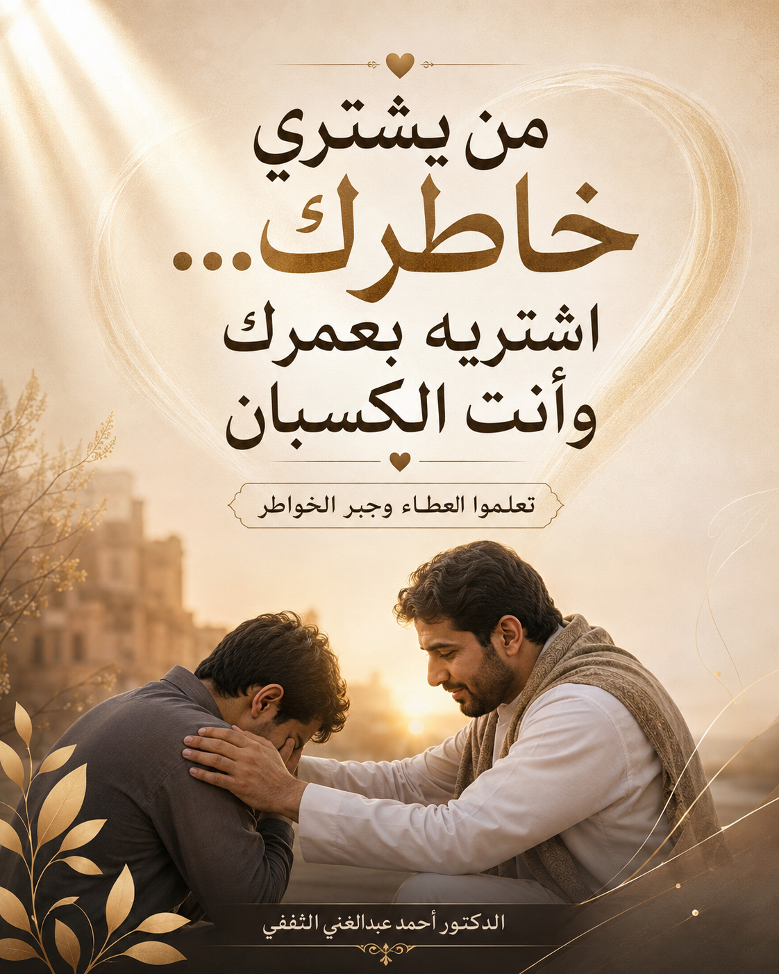 من يشتري خاطرك فاشتره بعمرك